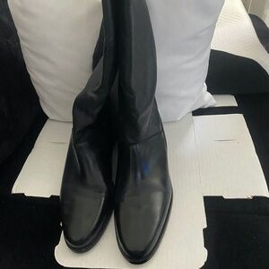 Markon Shelly Model Black Leather Riding Boot SZ 9M/Brazil/NEW
